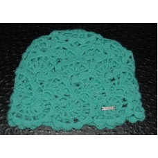 Prana Hat Beanie Knit Cap Crochet Turquoise Sea Foam One Size  eb-79098057